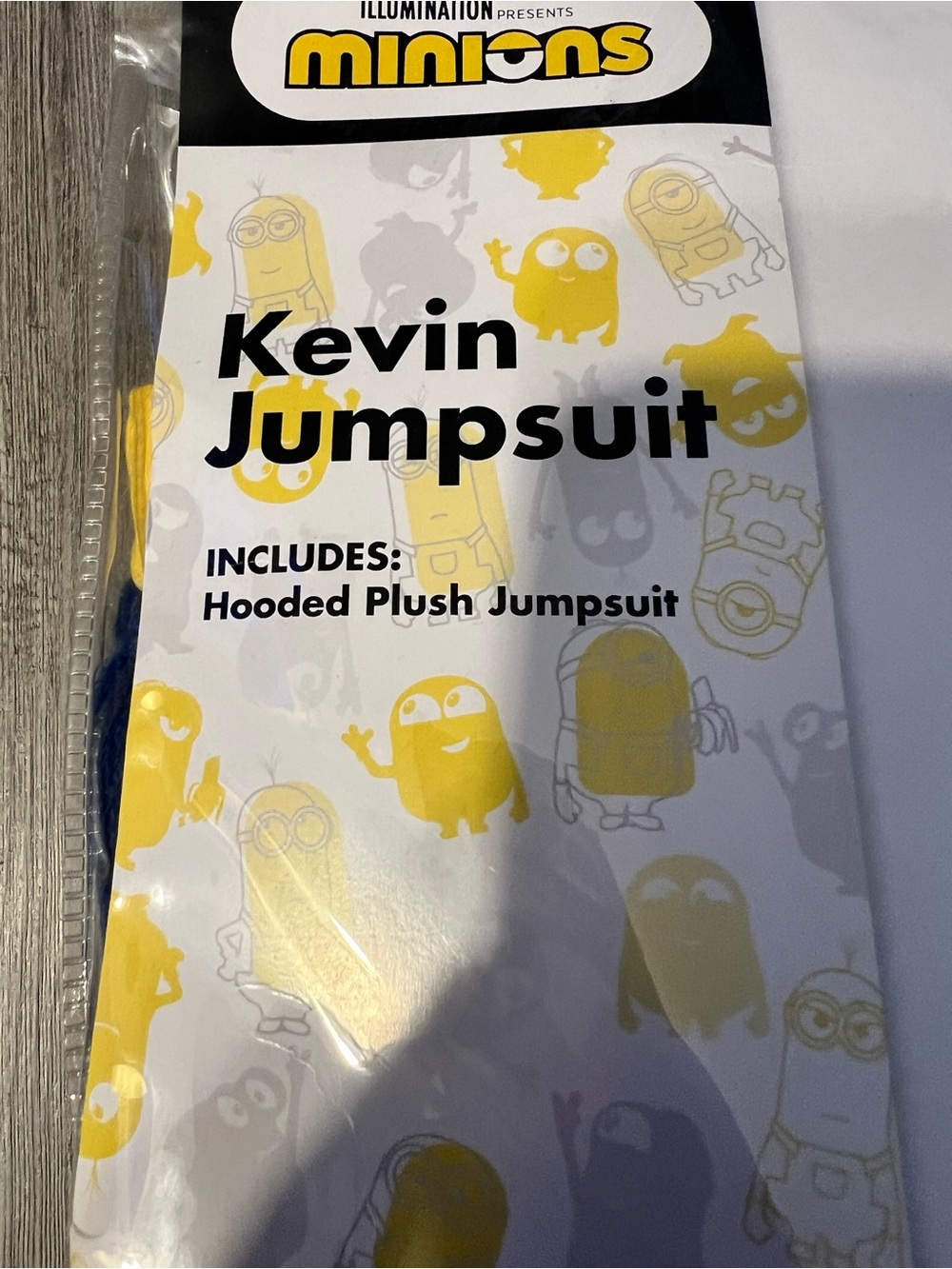 Spirit Adult Minions Kevin Jumpsuit Costume - Yellow, Blue - Picture 3 of 5